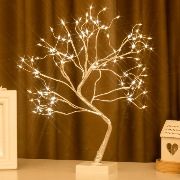 2-Pack Pre-Lit Birch Tree Lights (26") with Soft Warm LEDs