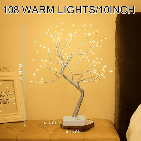 2-Pack Pre-Lit Birch Tree Lights (26") with Soft Warm LEDs