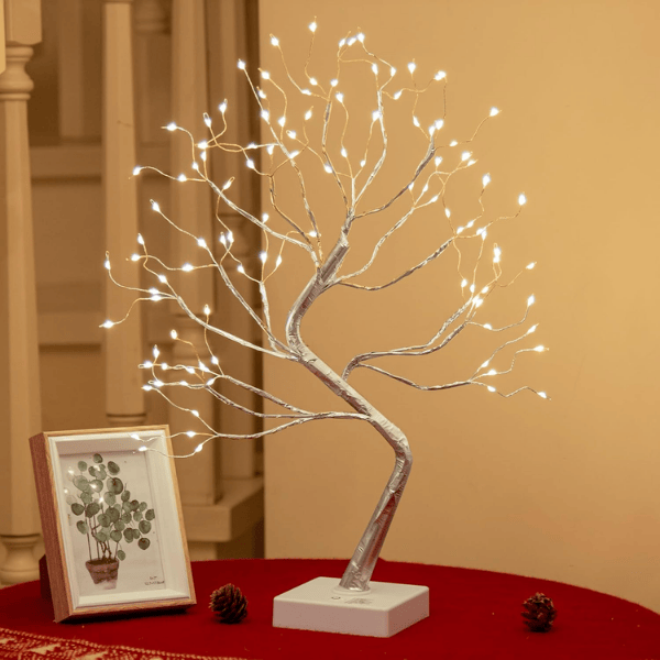 2-Pack Pre-Lit Birch Tree Lights (26") with Soft Warm LEDs