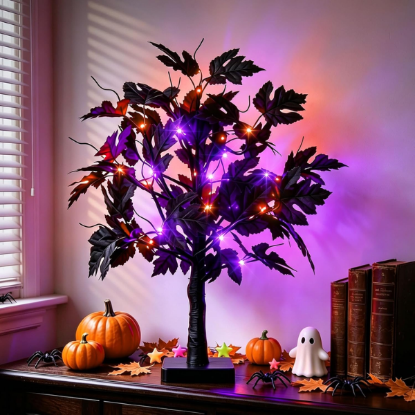 2-Pack Pre-Lit Birch Tree Lights (26") with Soft Warm LEDs