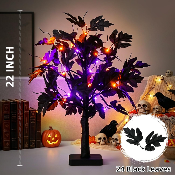2-Pack Pre-Lit Birch Tree Lights (26") with Soft Warm LEDs