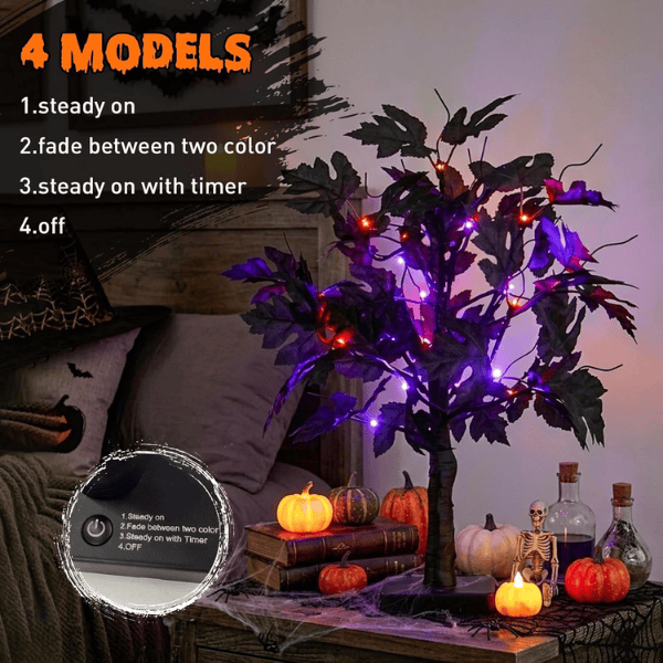 2-Pack Pre-Lit Birch Tree Lights (26") with Soft Warm LEDs