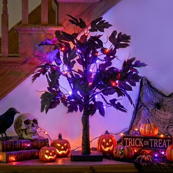 2-Pack Pre-Lit Birch Tree Lights (26") with Soft Warm LEDs