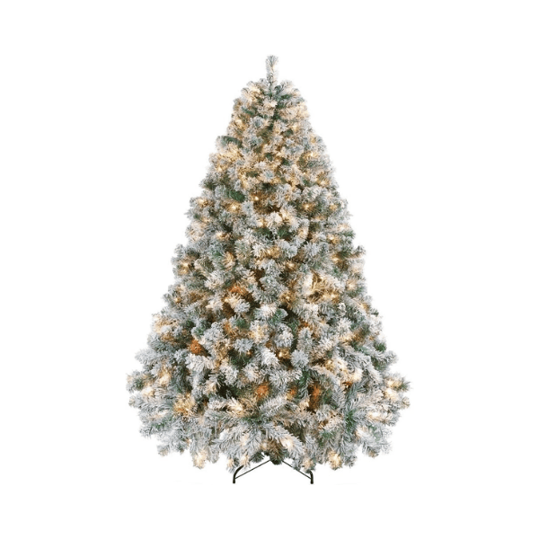 Pre-Lit Artificial Christmas Tree with 250 Warm White Lights
