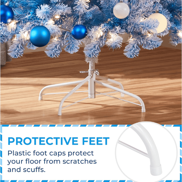 Pre-Lit Artificial Christmas Tree with 250 Warm White Lights