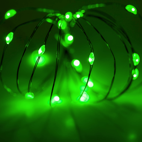 4-Pack Battery-Operated Waterproof LED Fairy Lights with Auto Timer