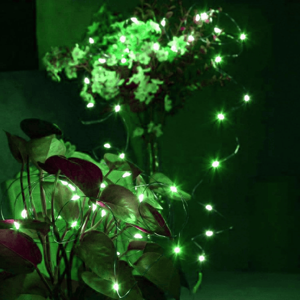 4-Pack Battery-Operated Waterproof LED Fairy Lights with Auto Timer