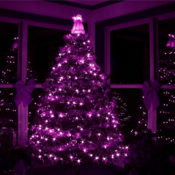 4-Pack Battery-Operated Waterproof LED Fairy Lights with Auto Timer