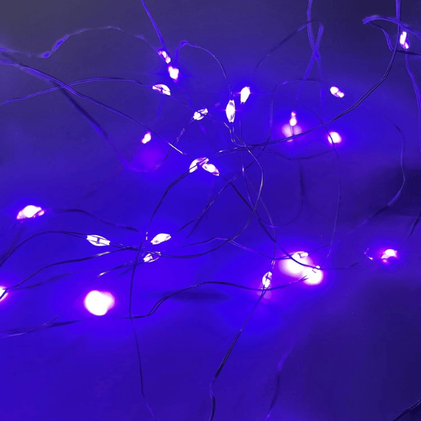 4-Pack Battery-Operated Waterproof LED Fairy Lights with Auto Timer