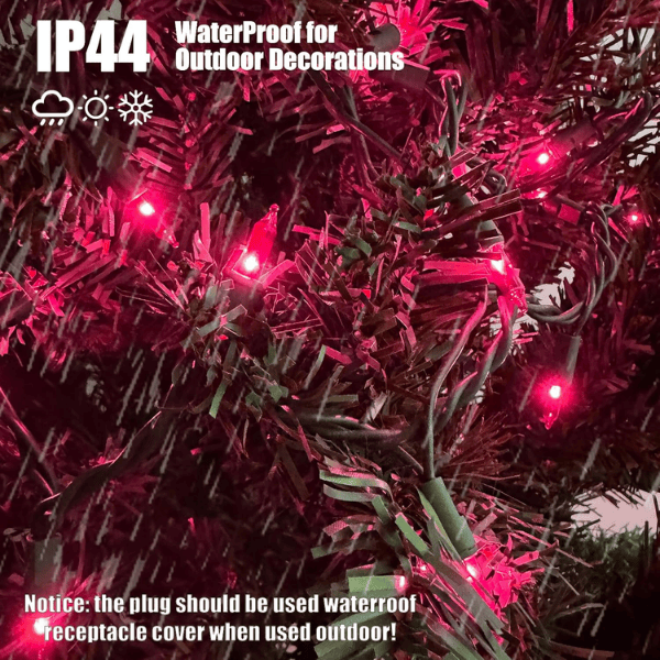 100-Count Classic Mini Clear Christmas Lights