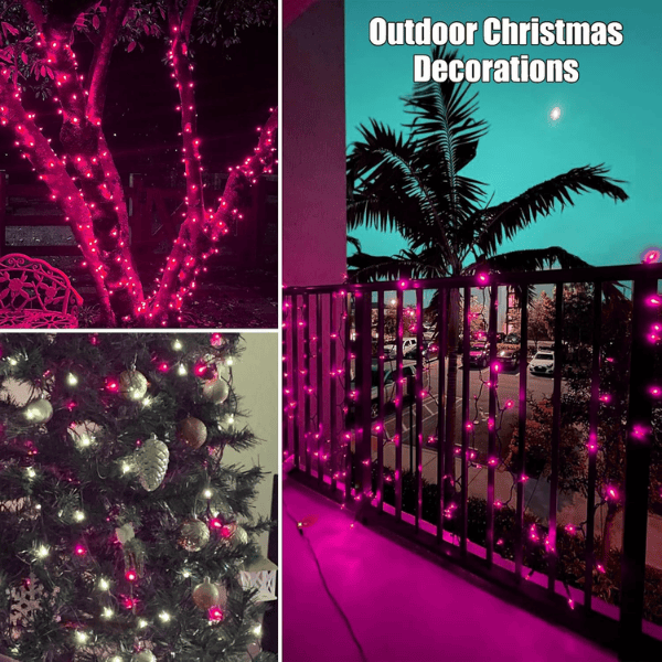 100-Count Classic Mini Clear Christmas Lights