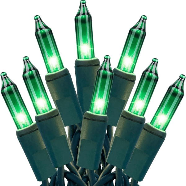 100-Count Classic Mini Clear Christmas Lights
