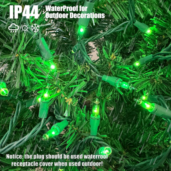 100-Count Classic Mini Clear Christmas Lights