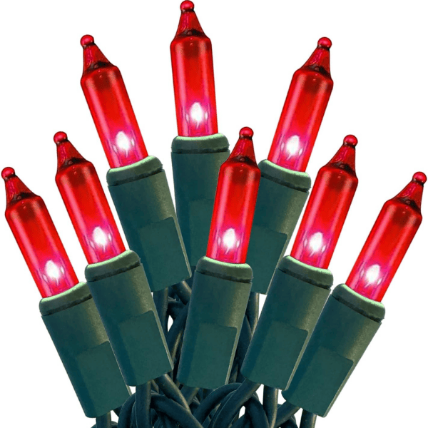 100-Count Classic Mini Clear Christmas Lights