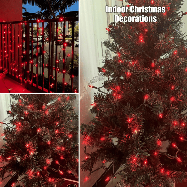 100-Count Classic Mini Clear Christmas Lights