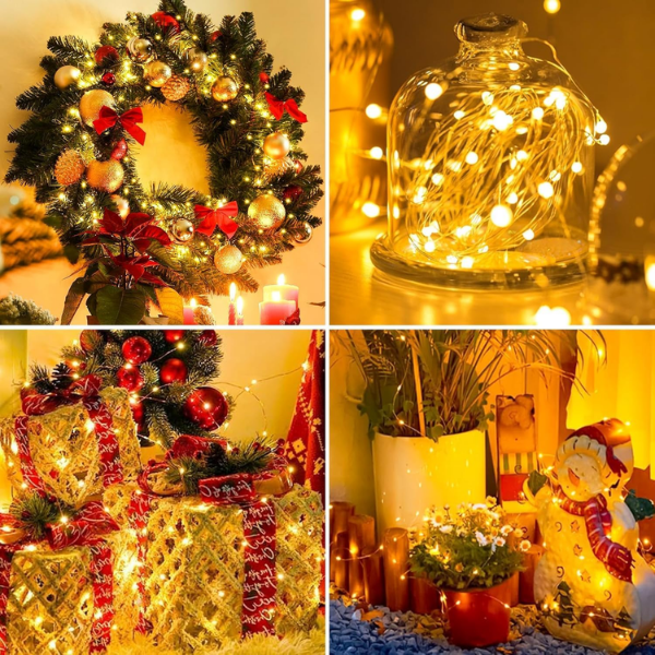 24-Pack Battery-Operated LED Fairy Lights