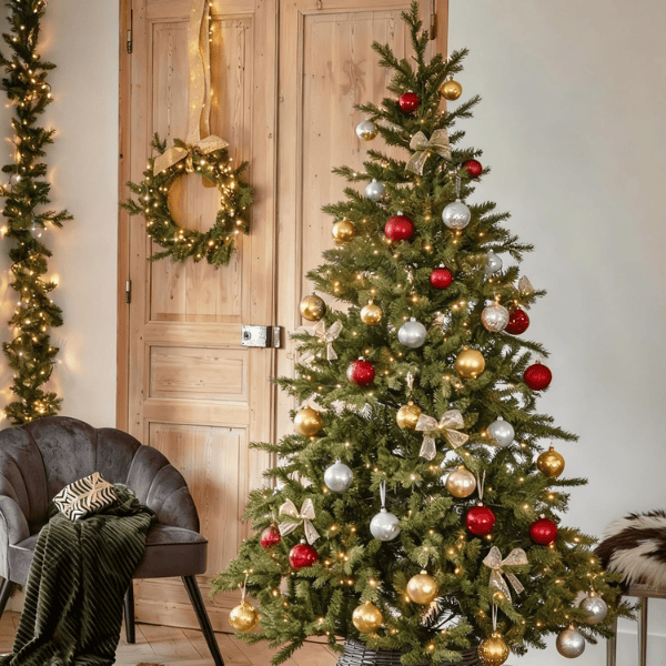 24-Pack Mini 1.18" Shatterproof Christmas Tree Ball Ornaments